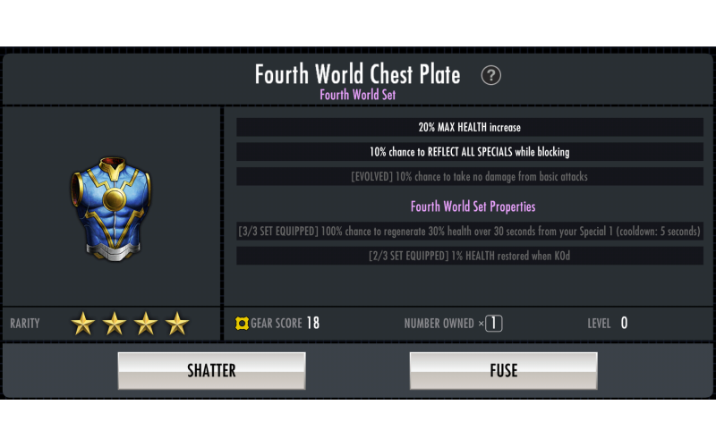 Fourth World Godly Chest Plate